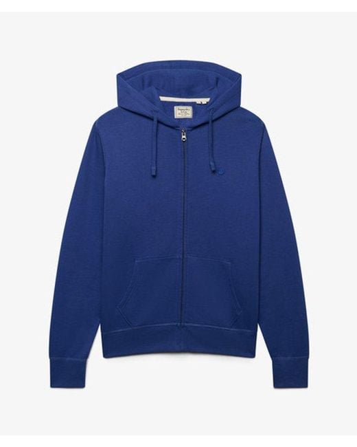 Superdry Blue & Co Essential Logo Zip Hoodie for men
