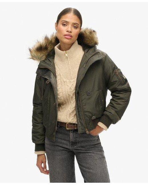 Ma1 hooded bomber jacket hotsell