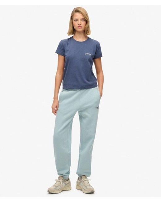 Superdry Blue & Co Essential Logo Cuffed joggers