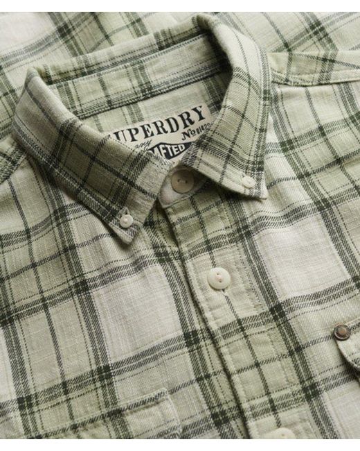Superdry Green & Co The Merchant Store - Lite Check Shirt for men