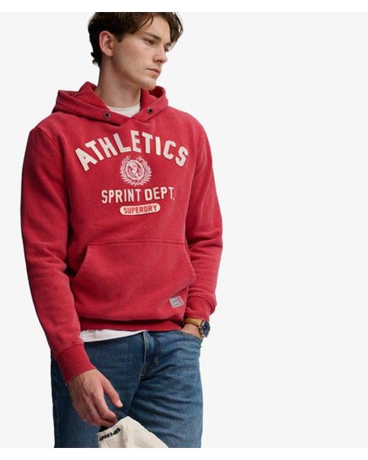 Superdry Red & Co Track Hoodie for men