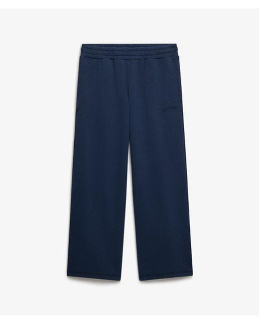 Superdry Blue & Co Essential Logo Wide Leg joggers