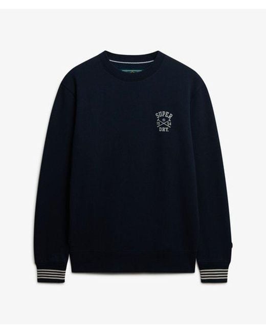 Superdry Blue & Co Athletic Club Crew Sweatshirt for men