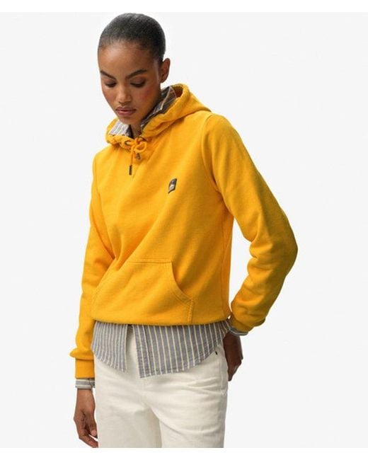 Superdry Yellow Great Outdoors Embroidered Hoodie