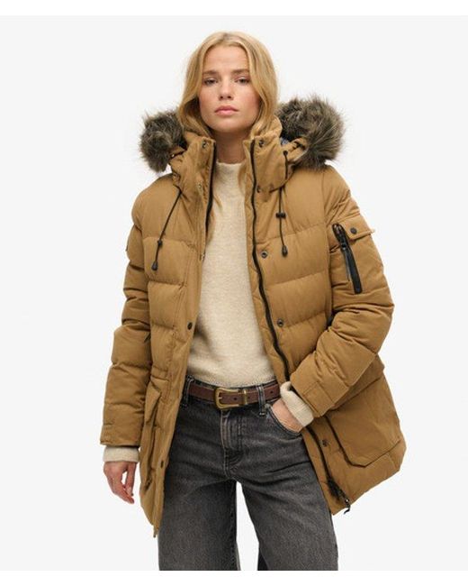 Superdry Natural & Co Microfiber Expedition Parka Jacket