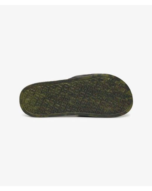 Superdry Green & Co Core Camo Pool Sliders for men