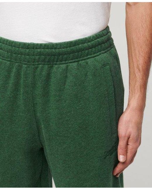 Superdry Green Essential Logo Jersey Shorts for men