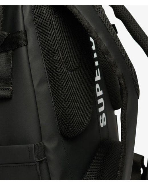 Superdry Black & Co Utility Tarp Backpack