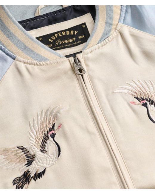 Superdry White & Co Suikajan Embroidered Bomber Jacket