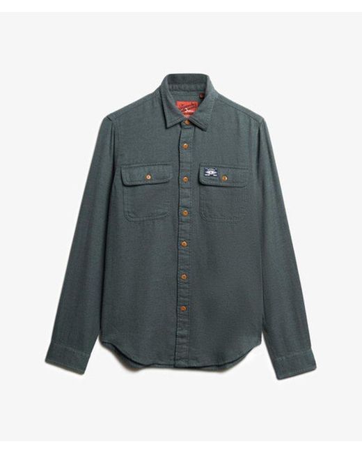 Superdry Gray & Co Trailsman Relaxed Fit Overshirt for men