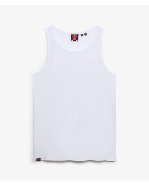 Superdry White & Co Essential Logo Vest for men