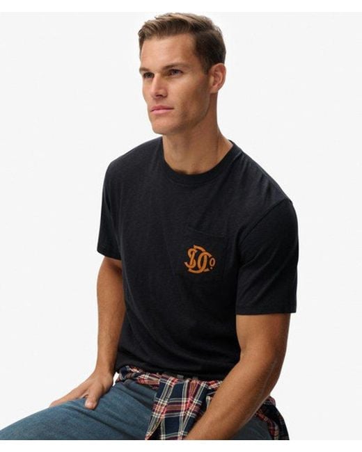 Superdry Black The Merchant Store for men