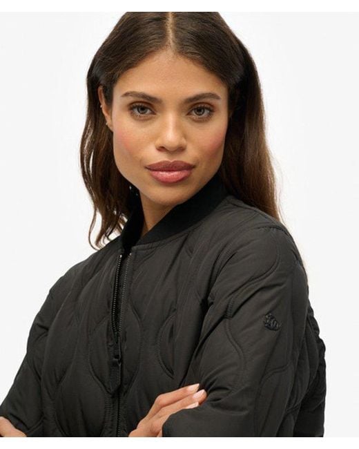 Superdry Black & Co Short Quilted Liner Jacket