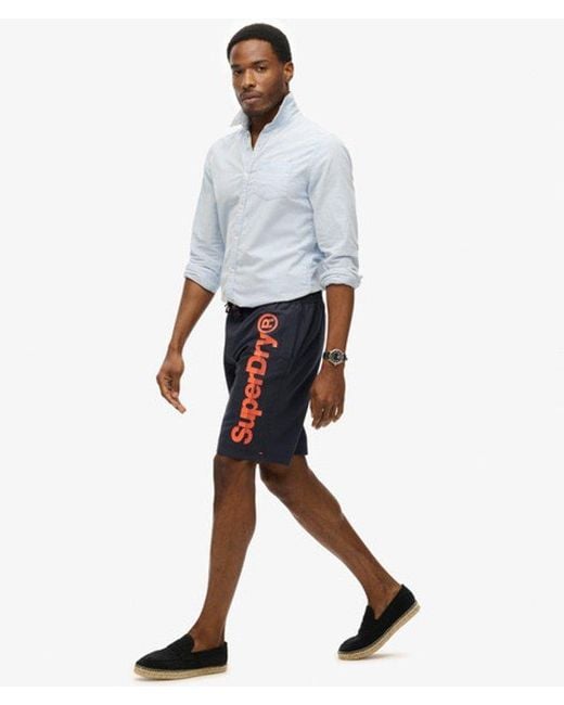 Superdry Blue & Co Classic Boardshorts for men