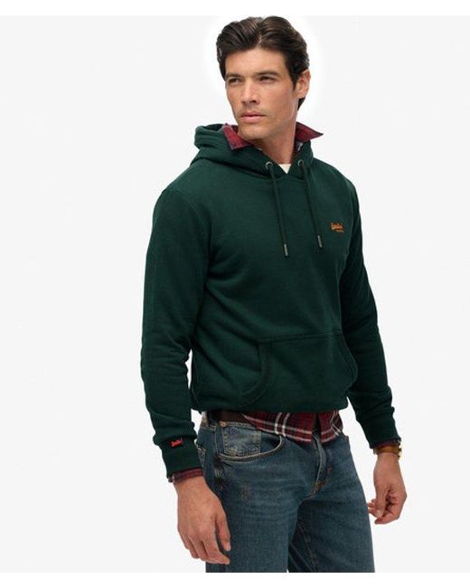 Superdry Green & Co Essential Logo Hoodie for men