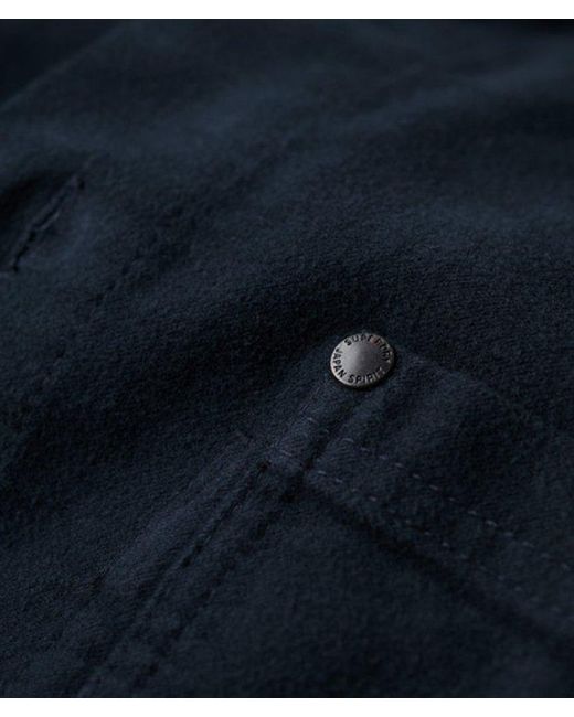 Superdry Blue & Co The Merchant Store - Moleskin Overshirt for men