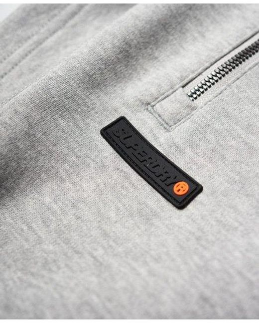 Superdry Gray Endurance Shorts Light Heather for men
