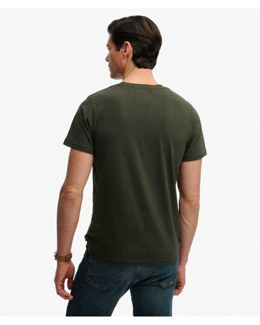 Superdry Green & Co Leather & Boot Co Script T-shirt for men