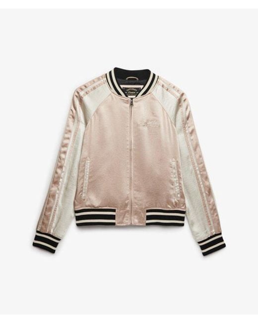 Superdry Natural & Co Suikajan Embroidered Bomber Jacket
