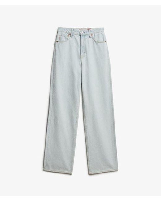 Superdry White & Co Organic Cotton Wide Leg Jeans