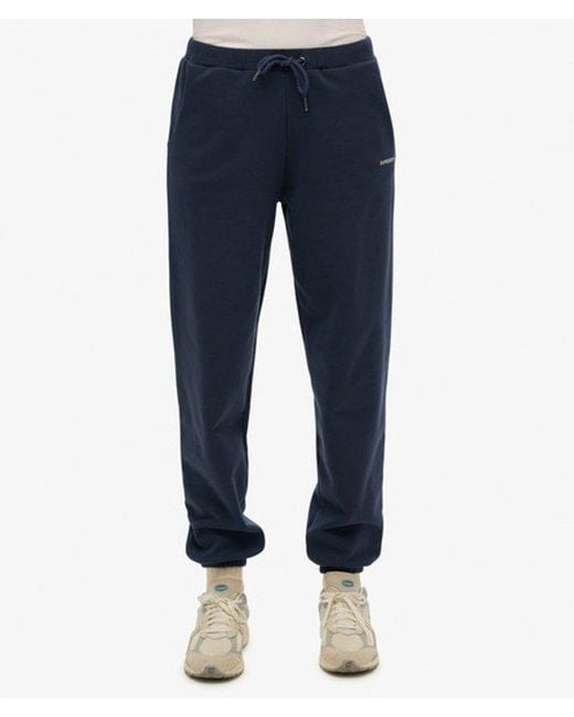 Superdry Effen joggingbroek in het Blue