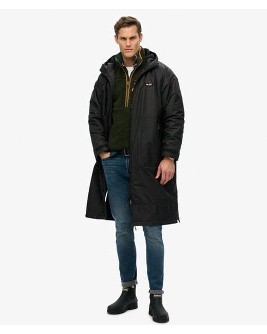 Superdry Black Robe for men