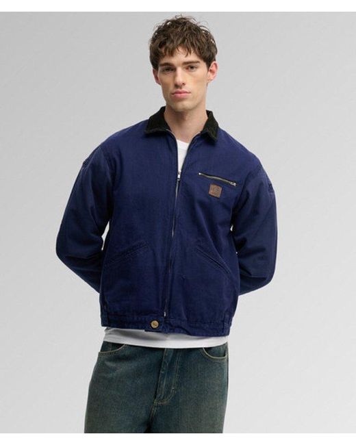 Superdry Blue & Co Carhartt Reworked Collared Jacket for men
