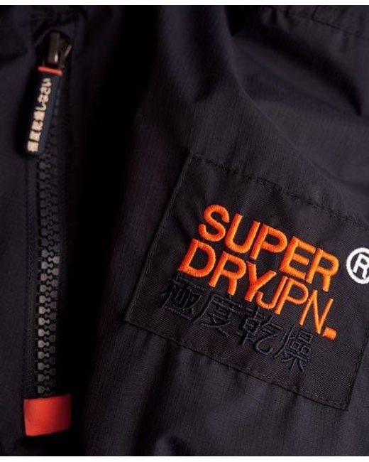 Superdry Blue Wind Attacker Jacket /Fluro for men