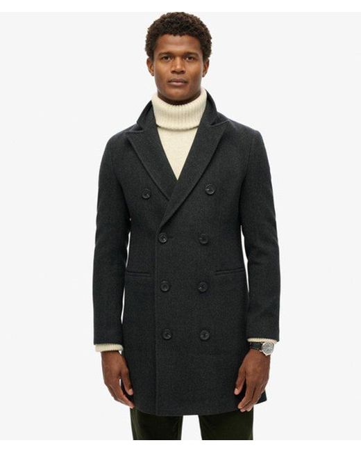 Superdry Black & Co The Merchant Store - Town Coat for men