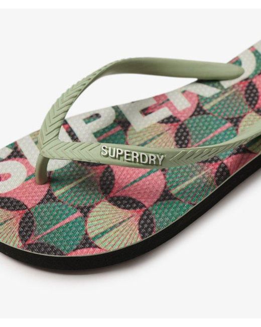 Superdry White & Co Logo Flip Flops