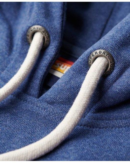 Superdry Blue Great Outdoors Graphic Hoodie for men