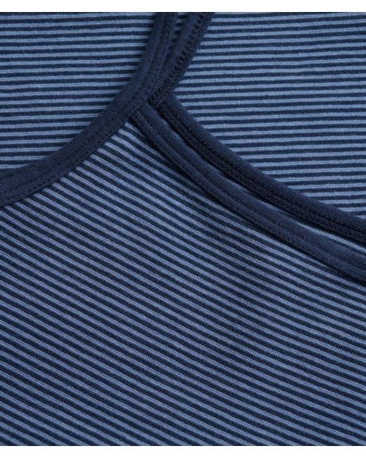 Superdry Athletic Essentials Cami Slanke Pasvorm in het Blue