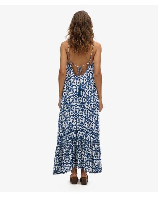 Superdry Blue & Co Long Cami Dress