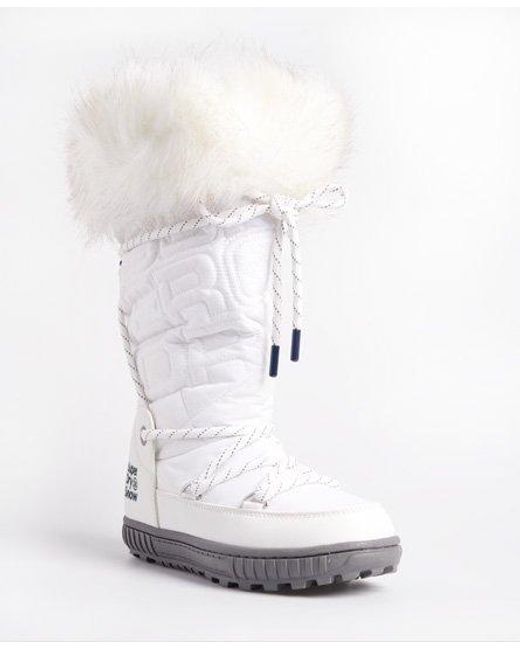 Superdry White Stealth Snow Boots