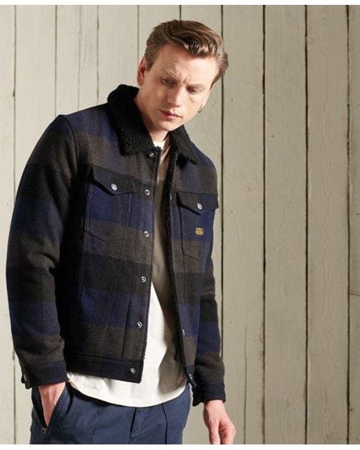 Superdry Highwayman Wool Sherpa Trucker 
