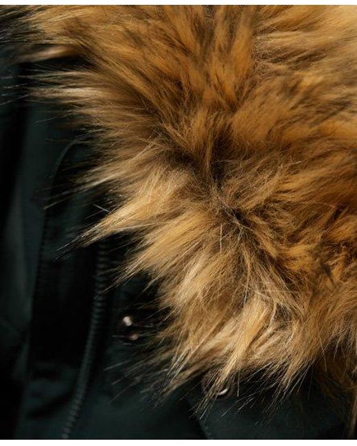 Superdry Black Rookie Down Gilet Deep Forest