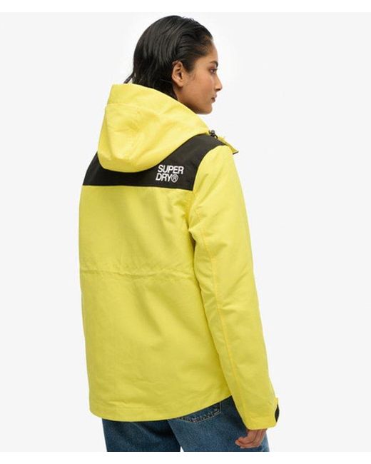 Superdry Yellow & Co Colour Block Ultimate Windbreaker Jacket