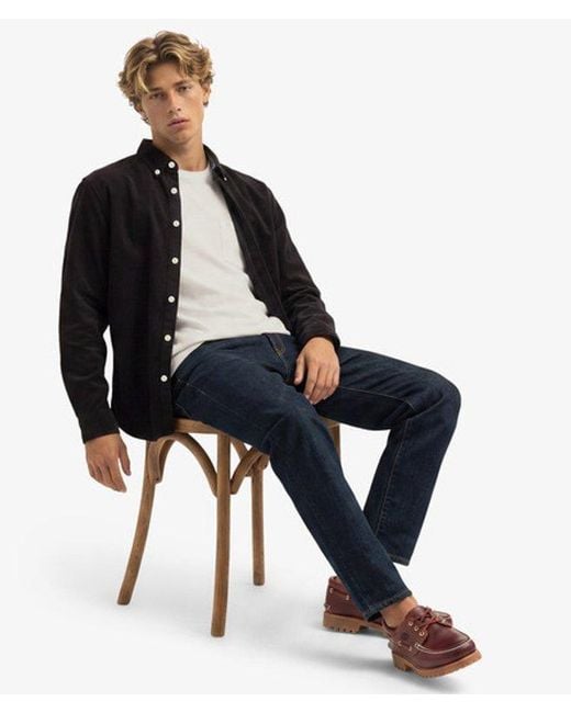 Superdry Black & Co Classic Needle Cord Shirt for men