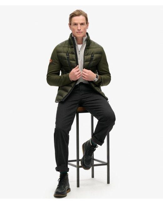 Superdry Green & Co Storm Softshell Hybrid Jacket for men