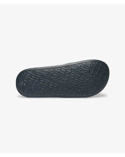 Superdry Blue & Co Code Core Pool Sliders for men
