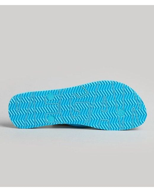 Superdry Blue & Co Vintage Flip Flops