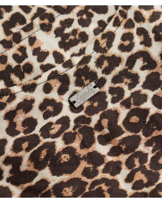 Superdry Metallic & Co Bias Cut Mini Slip Dress