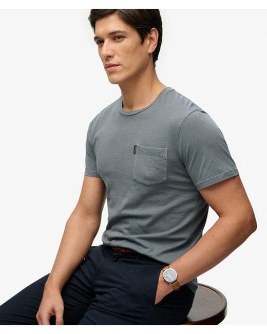 Superdry Gray & Co Classic Essential Pocket T-shirt for men