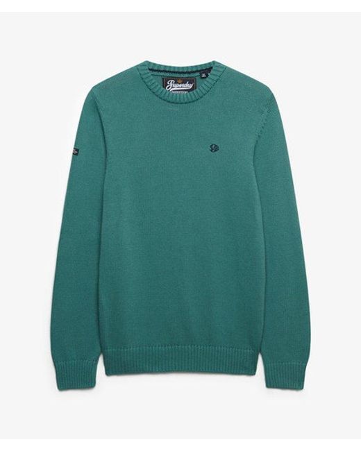 Superdry Green & Co Preppy Cotton Jumper for men