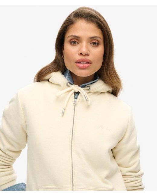 Superdry White & Co Classic Cotton Full Zip Hoodie