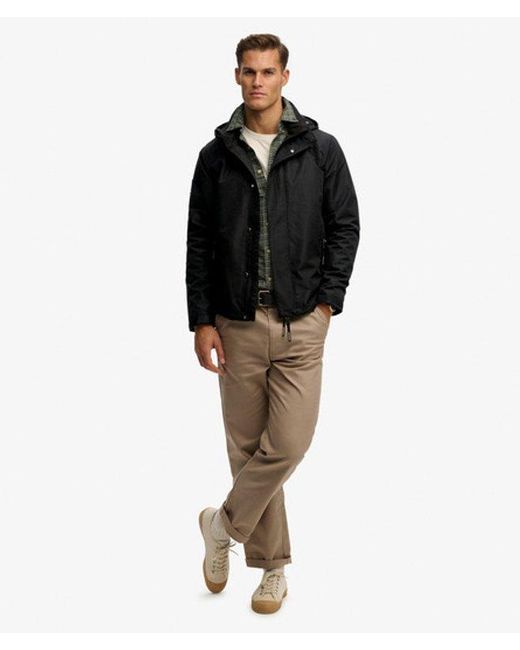 Superdry Black & Co Hooded Shell Jacket for men