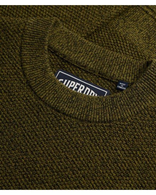Superdry Green & Co Texture Knit Jumper for men