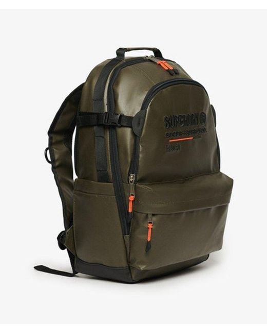 Superdry Green & Co Embroidered Tarp Utility Backpack