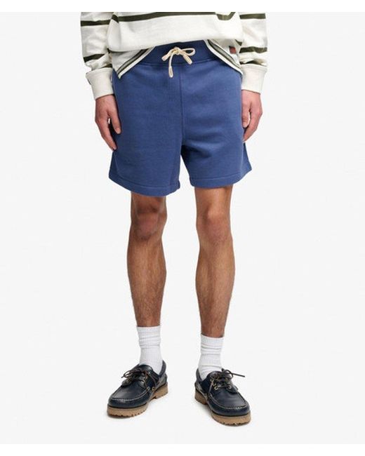 Superdry Blue & Co Monogram Shorts for men