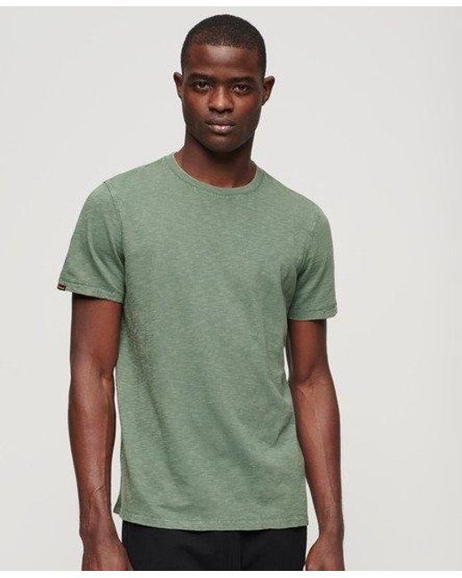 T-shirt ras-du-cou flammé à manches courtes Superdry pour homme en coloris Green